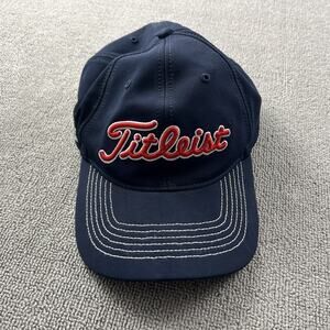 Titleist Hats Adult Medium Large Blue Fitted Golf Golfing Casual Active Men's